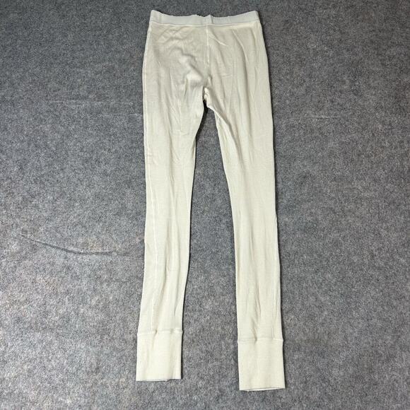 Skims High Rise Stretch Cotton Rib Legging Bone Size Small - Picture 7 of 9